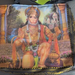 Colorful Hanuman Print Tote Bag